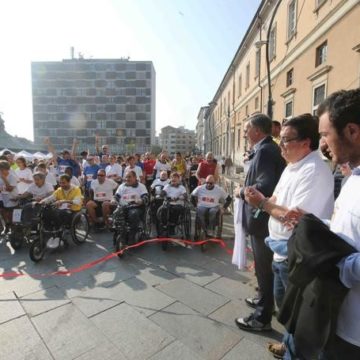 Partenza dell'Ability Run